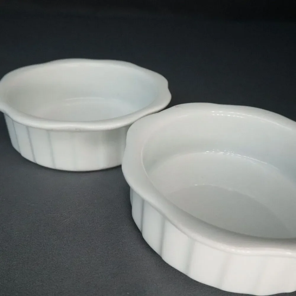 Trivet set of 2 XCELL brand but looks like french white pyrex 3.5